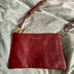 Red Michael Kors crossbody bag